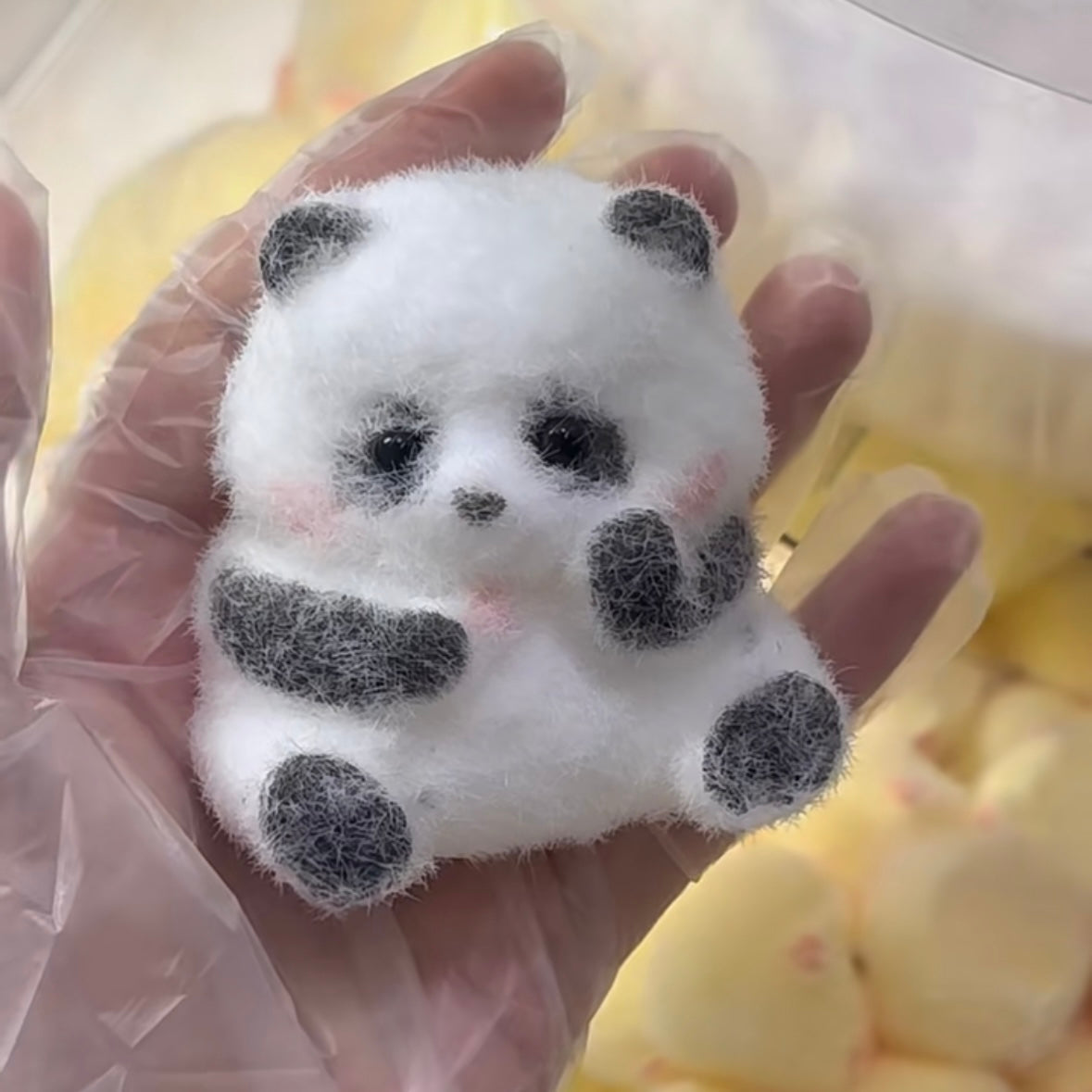 Handmade Panda Taba Squishy Toy