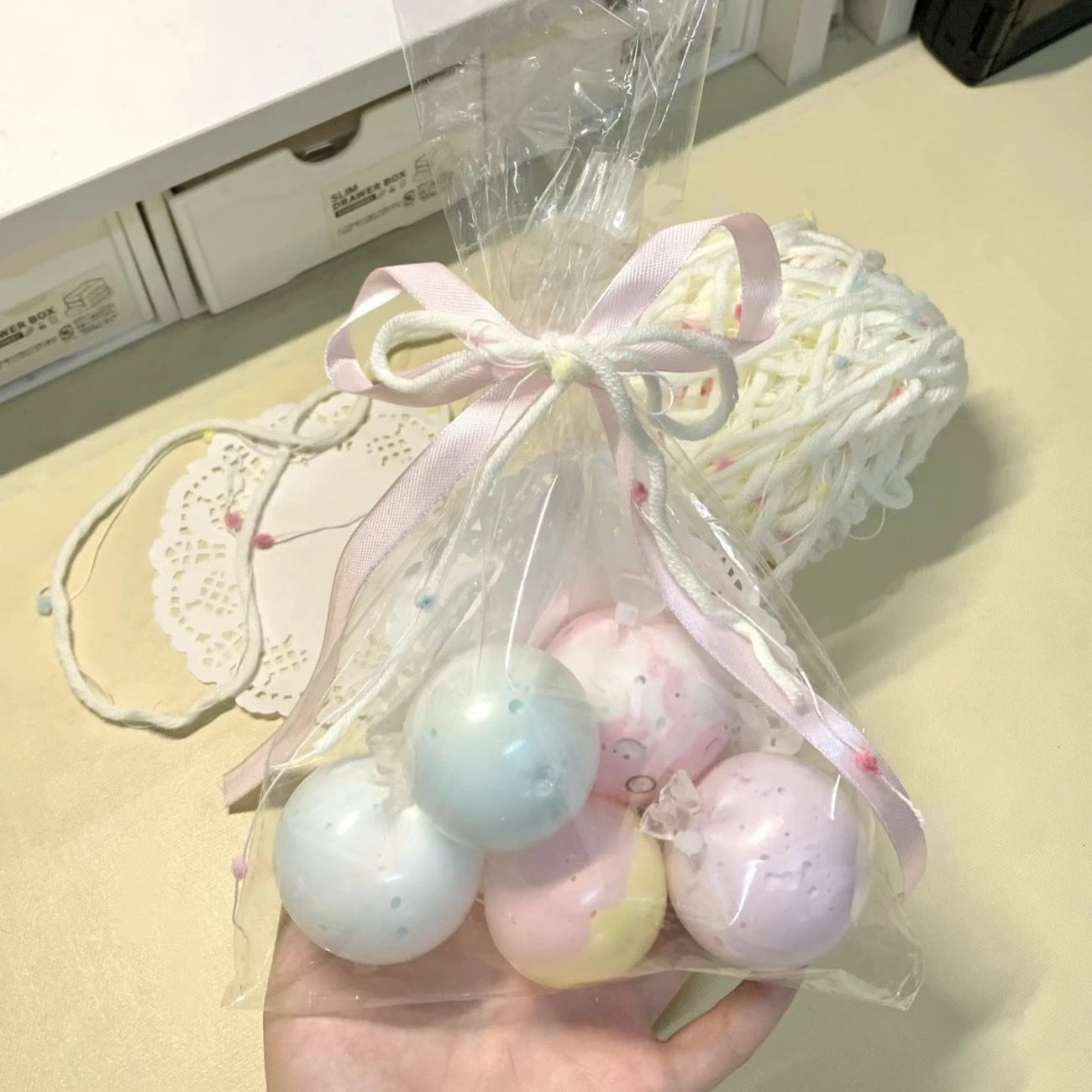 5pcs 4cm Mini Handmade Stress Balls