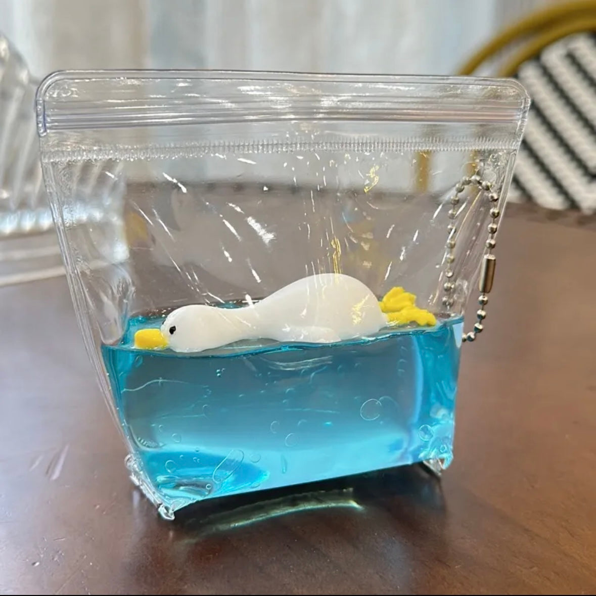 Handmade Transparent Duck Stress Relief Squishy Toy
