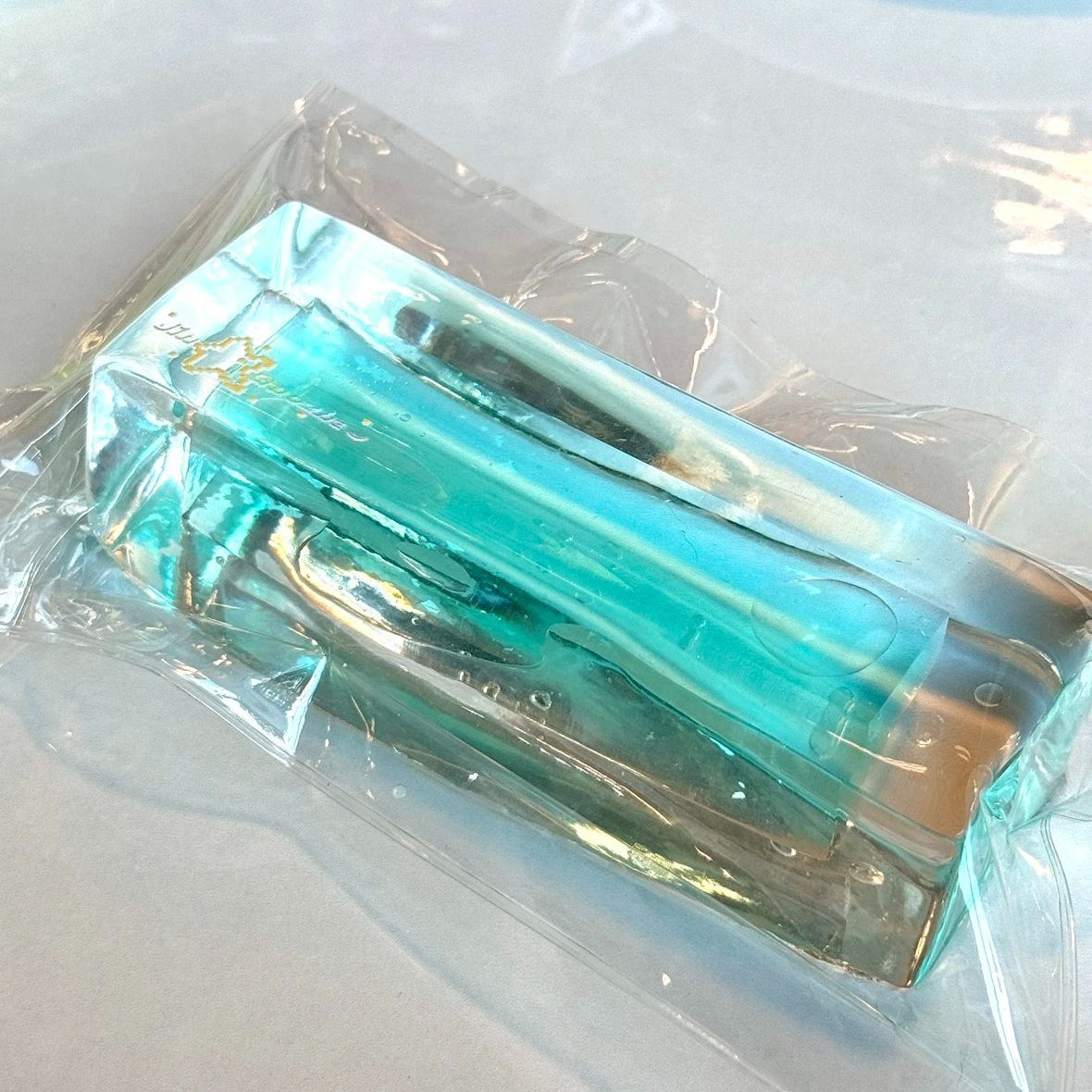 Transparent Handmade Rectangle Ice Cube Taba Squishy Toy