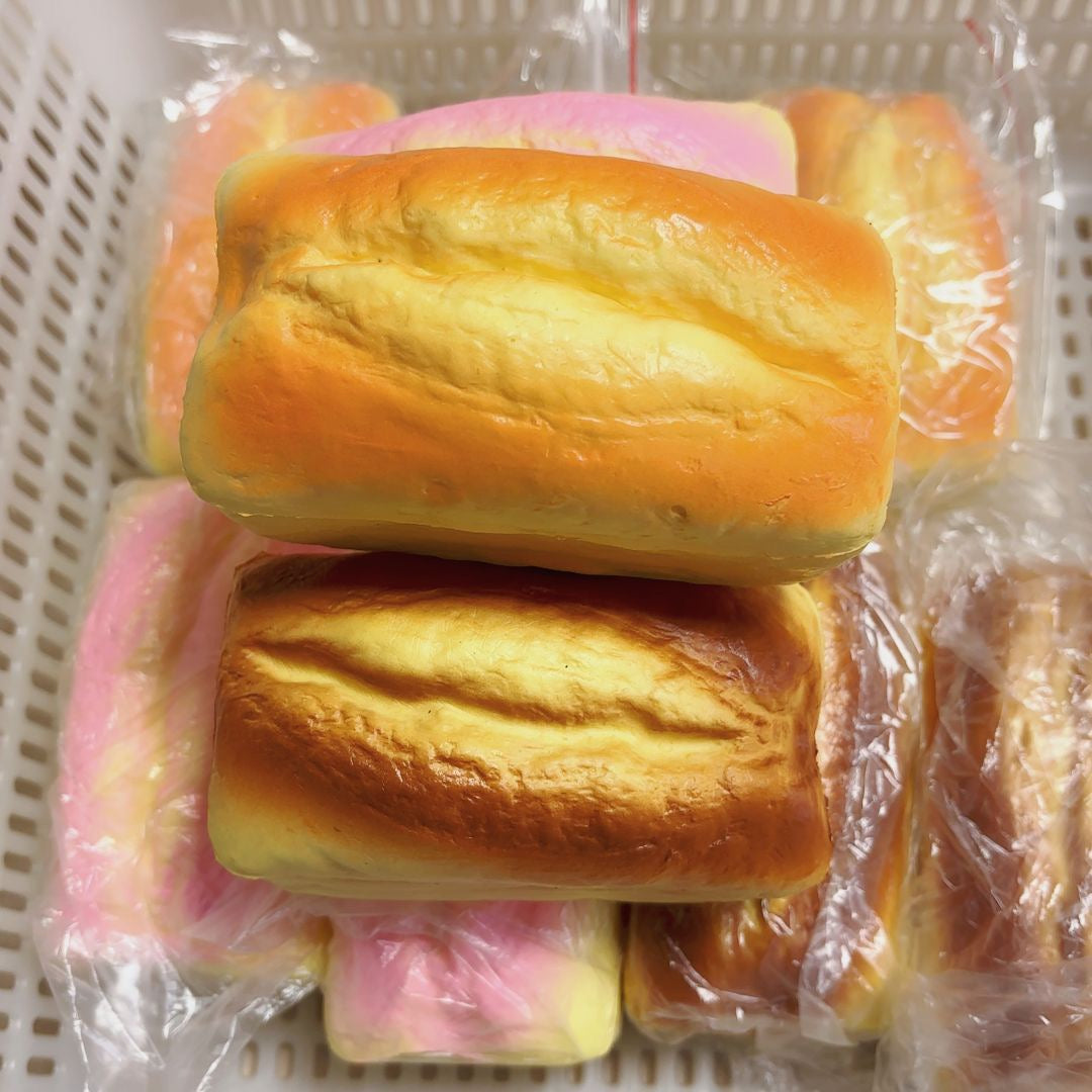 Slow Rising Squishy Rectangular Bread Stress Relief Decompression Toy