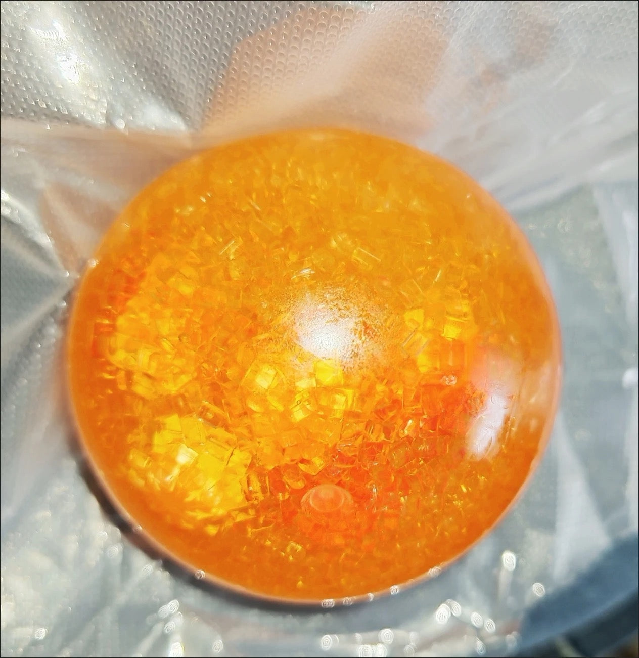 Orange Handmade Stress Balls