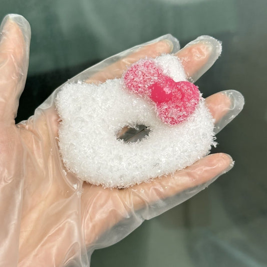Handmade Silicone Kitty Donut Stress Relief Squishy Toy