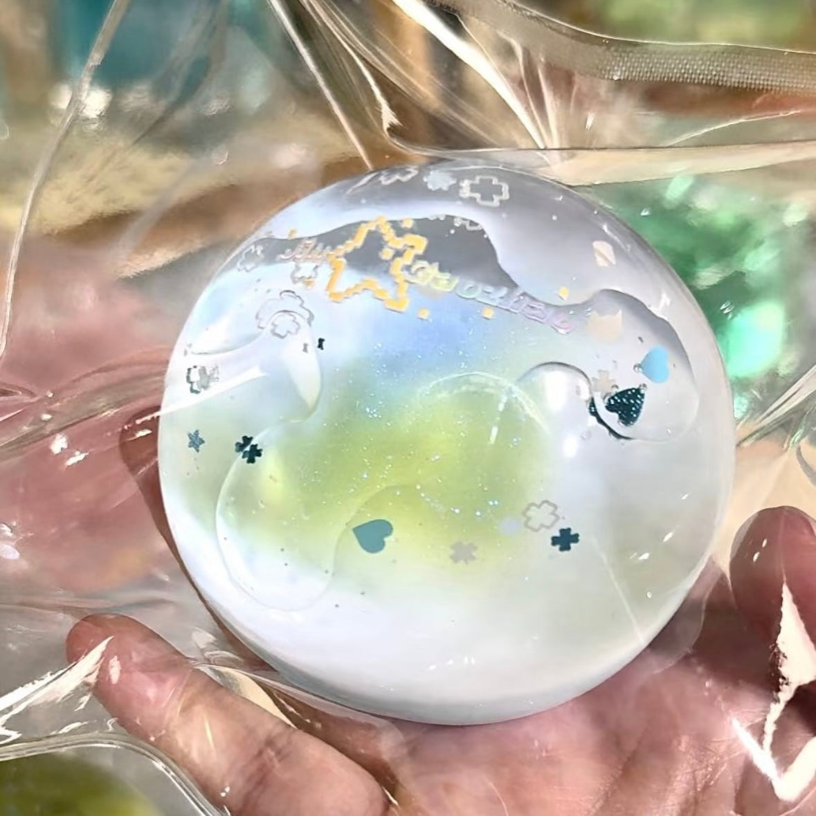Handmade Transparent Stress Ball Squishy Toy