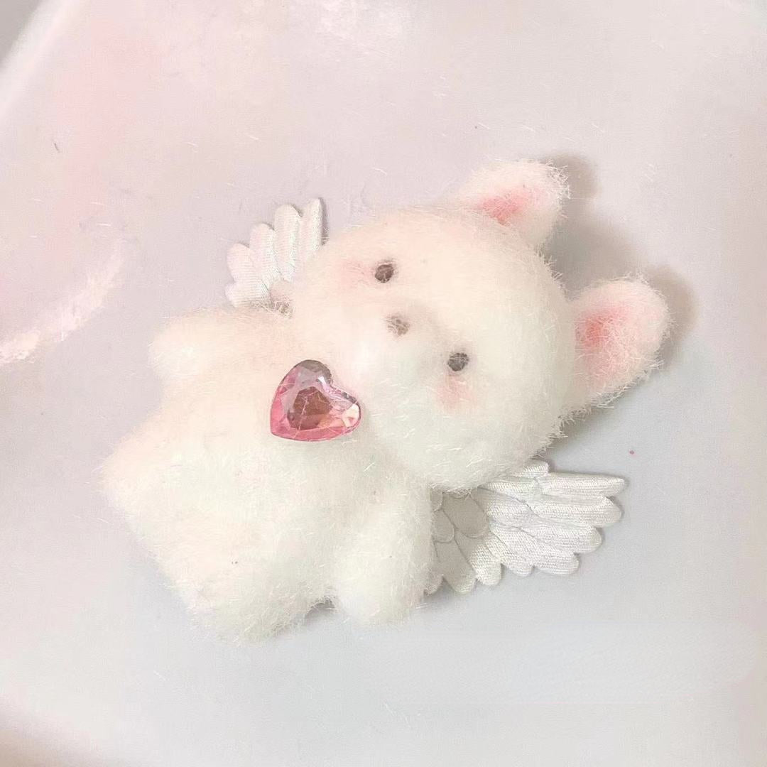 Handmade White Rabbit Bunny Stress Relief Squishy Toy