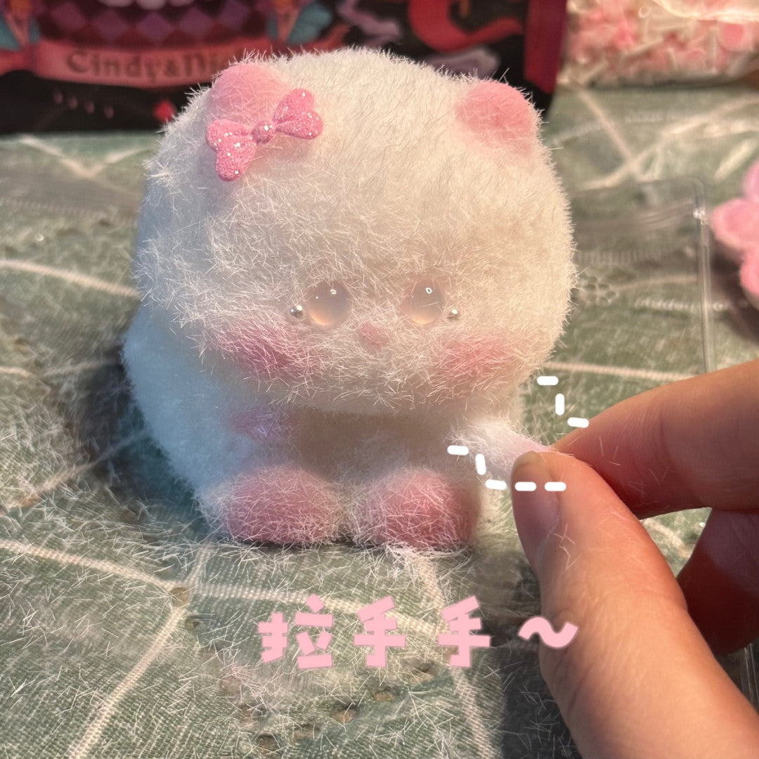 Handmade Silicone Pink Pig Stress Relief Squishy Toy