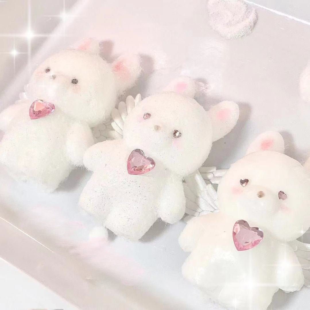 Handmade White Rabbit Bunny Stress Relief Squishy Toy