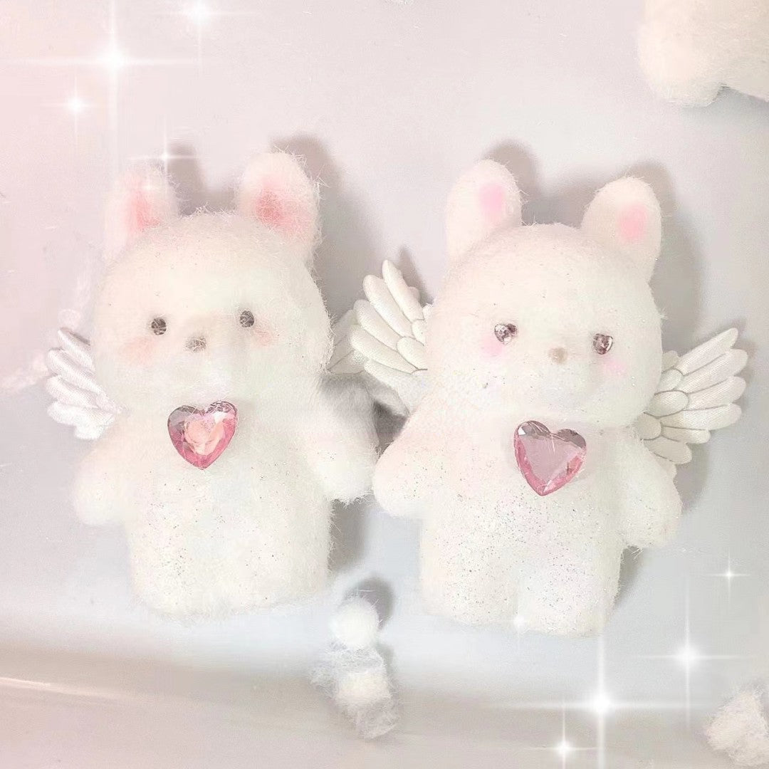 Handmade White Rabbit Bunny Stress Relief Squishy Toy