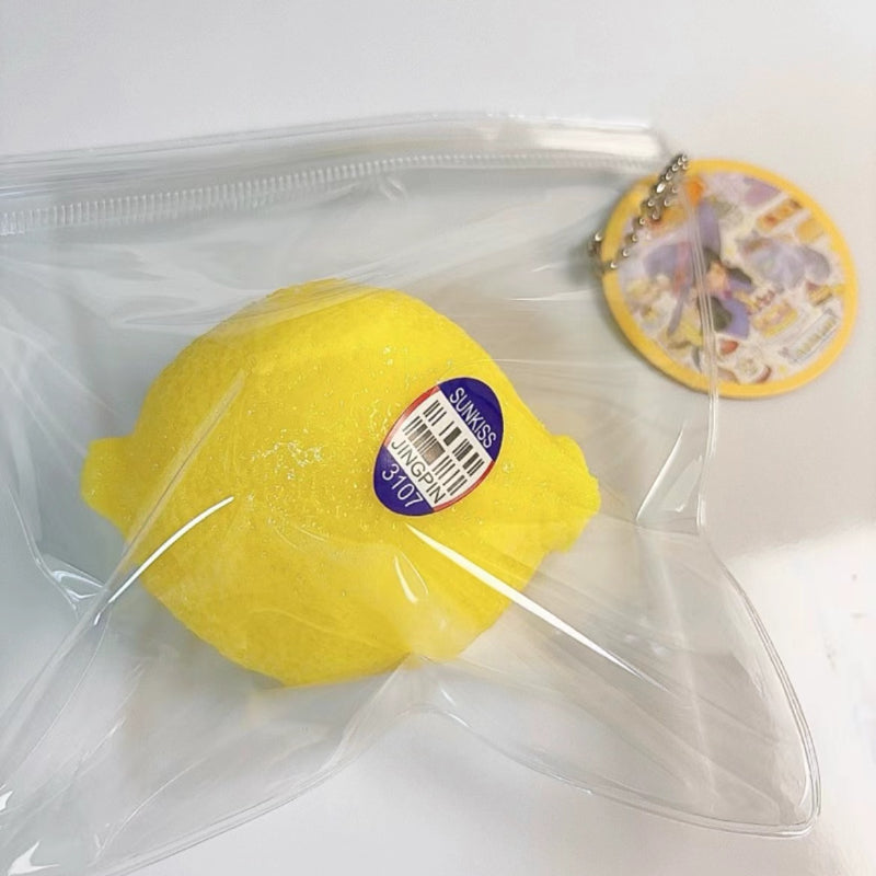 Handmade Lemon Silicone Squishy Toy