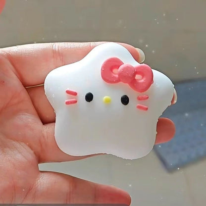 Handmade Silicone Kitty Star Stress Relief Squishy Toy