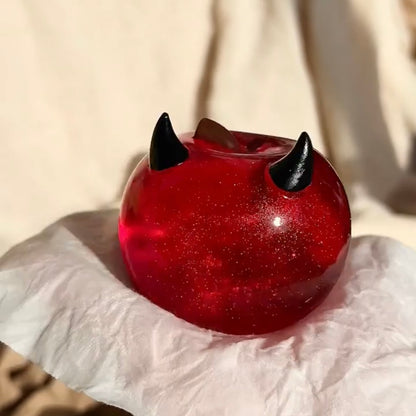 Transparent Red Apple Taba Squishy Toy