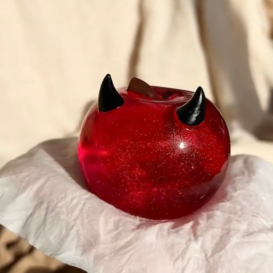 Transparent Red Apple Taba Squishy Toy