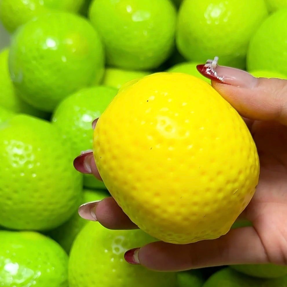 Color-Changing Lemon Stress Ball Squishy Bead & Clay Base Stress Relief Decompression Toy
