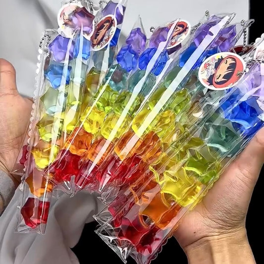 Transparent Star Taba Squishy Toy