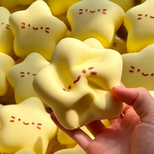 Slow Rising Squishy Yellow Star Stress Relief Decompression Toy