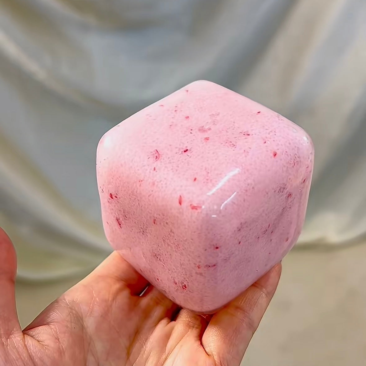 Handmade Crisp Satisfying Sound Square Stress Ball