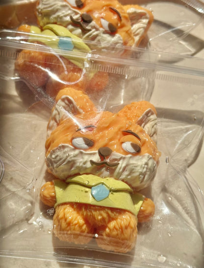 Handmade Silicone Fox of Crazy Animals Taba Squishy Toy