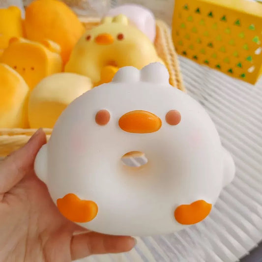 Slow Rising Squishy Chicken Doughnut Stress Relief Decompression Toy