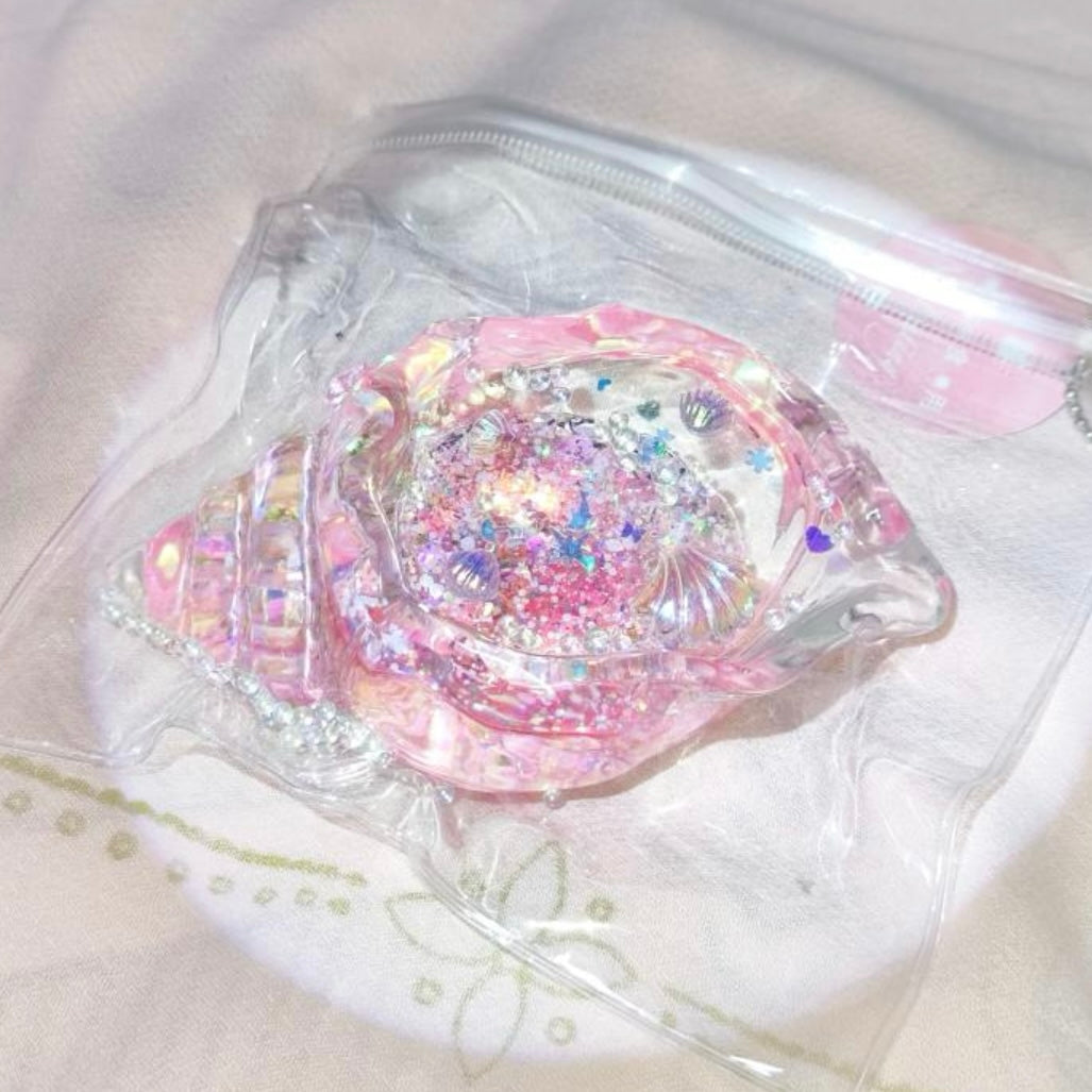 Transparent Whelk Conch Taba Squishy Toy - Christmas Series