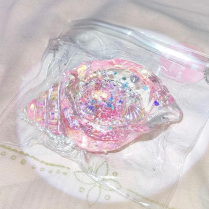 Transparent Whelk Conch Taba Squishy Toy - Christmas Series