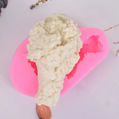 Leg of Chicken Mold Silicone Squishy Mold