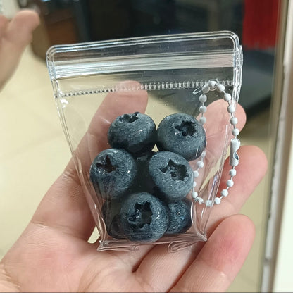 8pcs Handmade Silicone Mini Blueberry Taba Squishy Toy