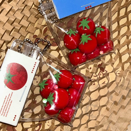 7pcs Handmade Silicone Mini Apple / Tomato Taba Squishy Toy