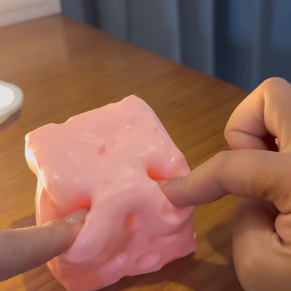 Large Cheese Vaseline Stress Ball Squishy Stress Relief Decompression Toy (400g)