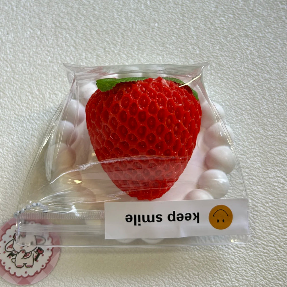 120g Handmade Silicone Strawberries Stress Relief Squishy Toy