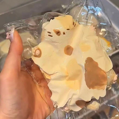 Handmade Califlower Cat Taba Squishy Toy