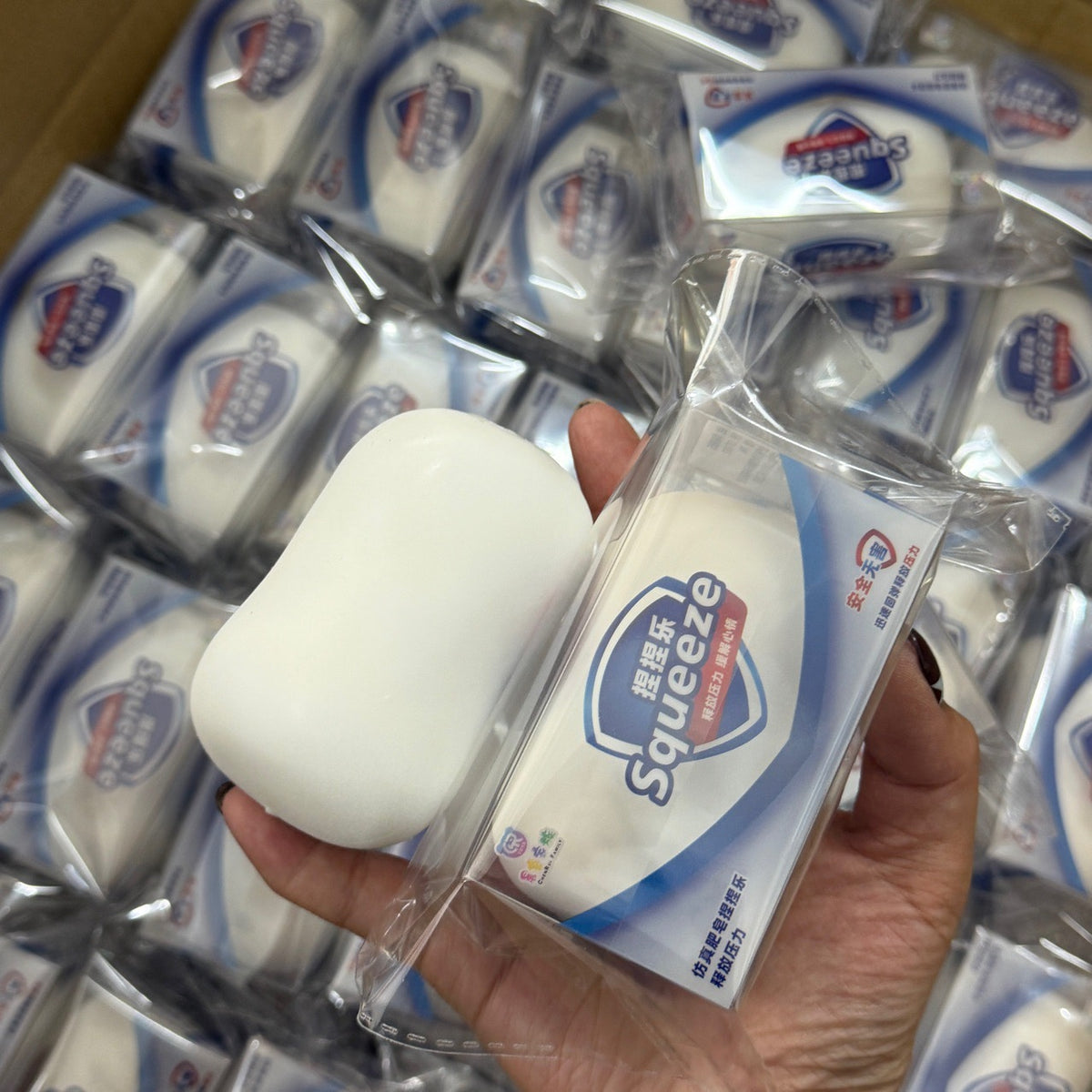 Shape Vaseline Base Stress Ball Squishy Stress Relief Decompression Toy