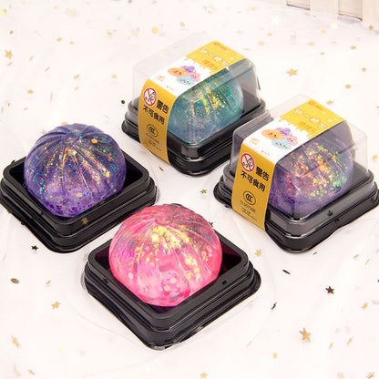 120g Steamed Bun Stress Ball Jelly Ball Squishy Stress Relief Decompression Toy