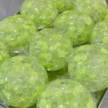 Green / Pink Building Blocks and Flower Stress Ball