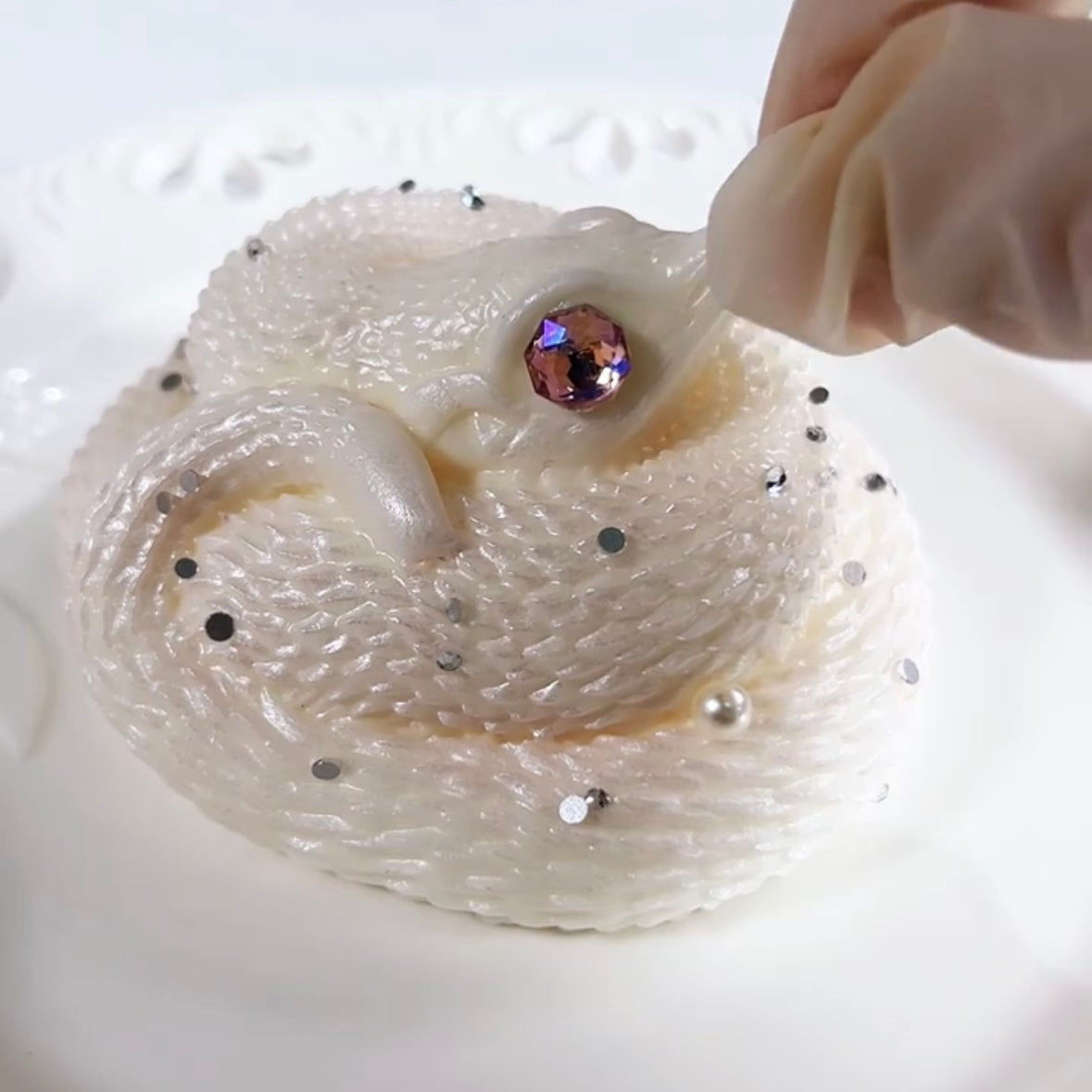 Handmade Circling Snake Taba Squishy Toy