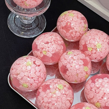 Green / Pink Building Blocks and Flower Stress Ball