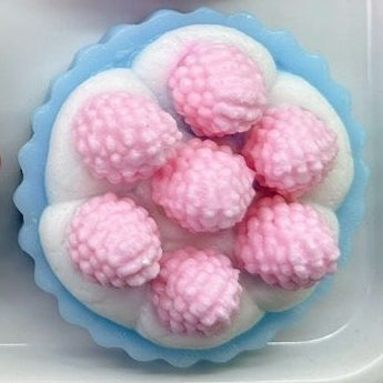 Handmade Silicone Raspberry Tart Stress Relief Squishy Toy