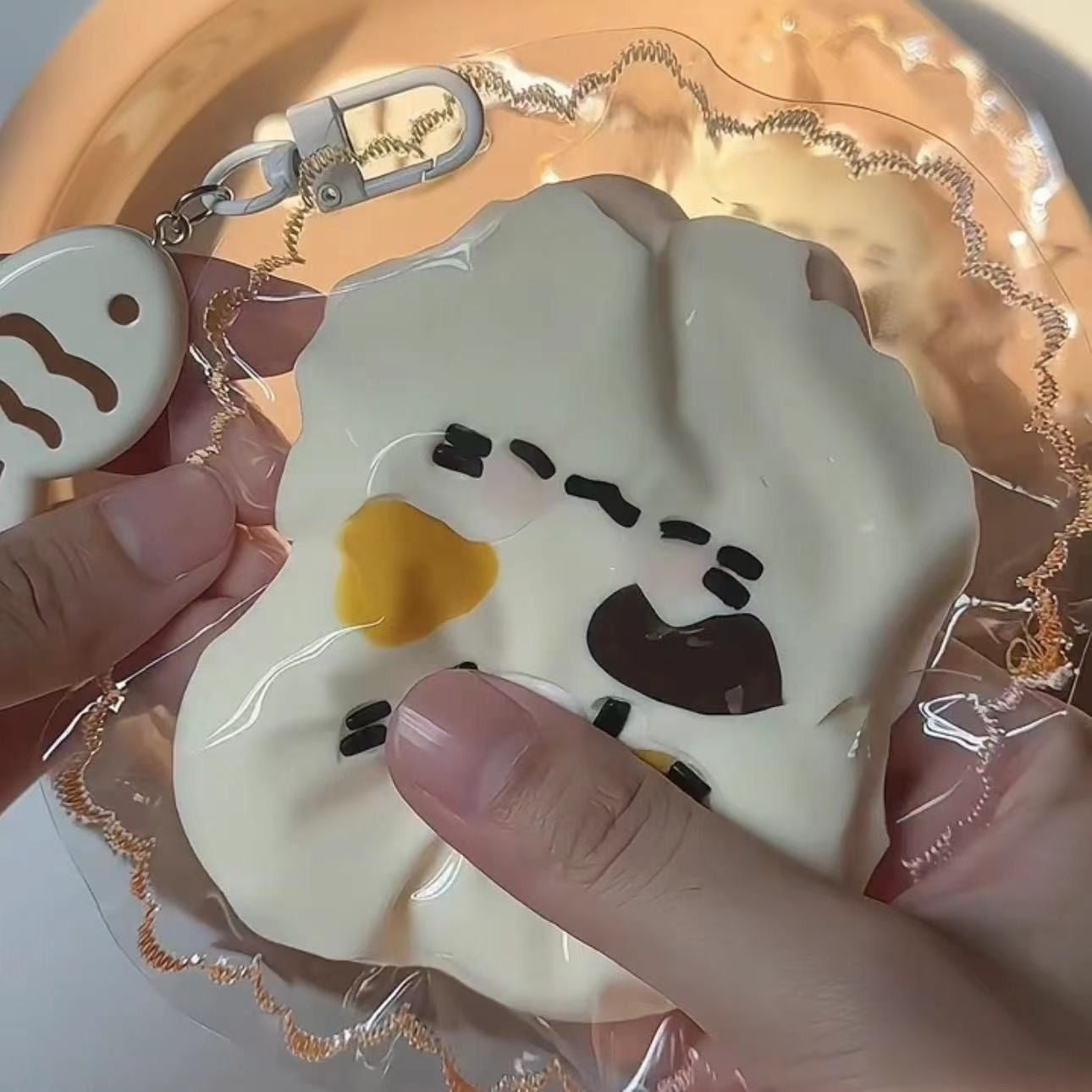 Three-colored Kitten Cat Taba Squishy Toy