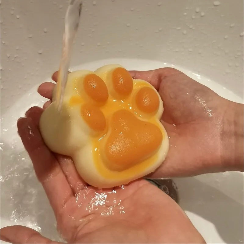 240g Handmade Silicone Cat's Paw Stress Relief Squishy Toy