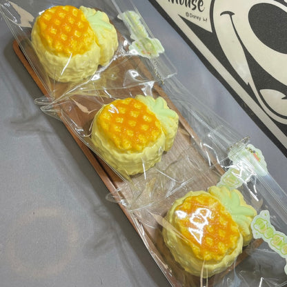 165g Handmade Caramel Pineapple Taba Squishy Toy