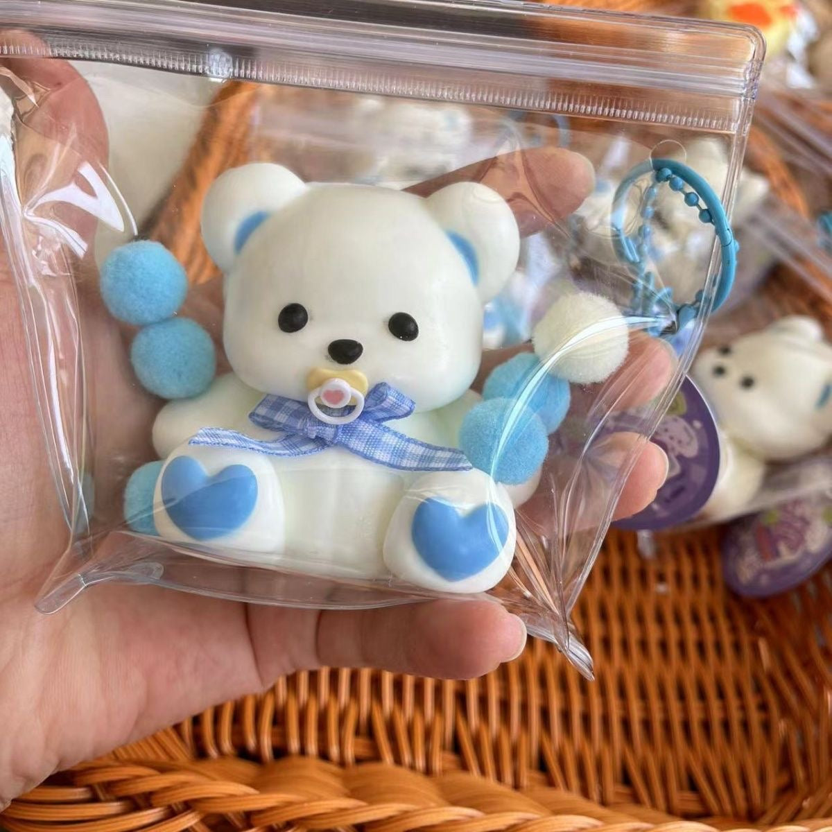 Handmade Silicone Bear Stress Relief Squishy Toy