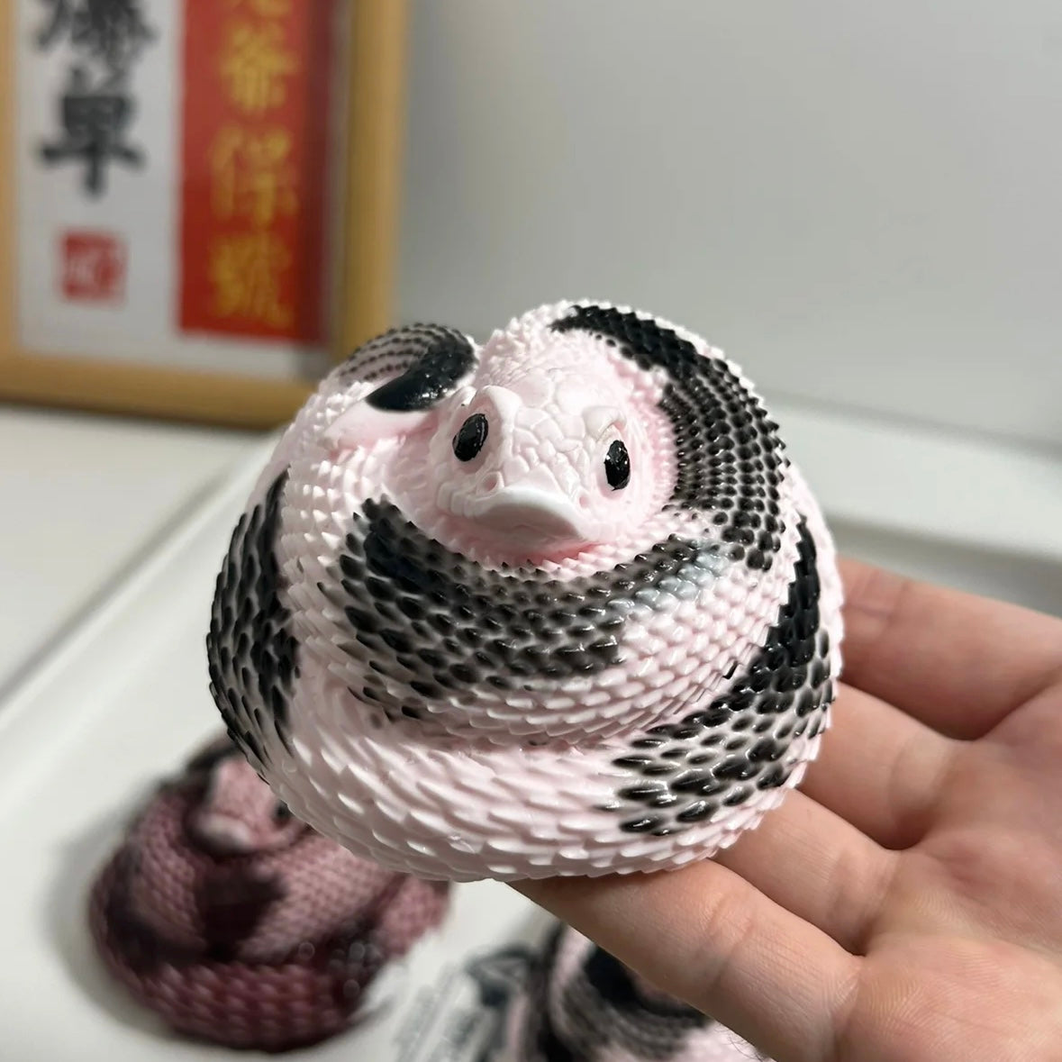 Handmade Circling Snake Taba Squishy Toy