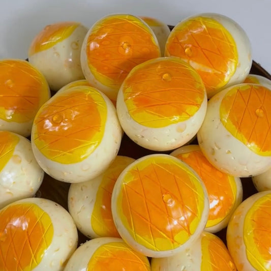 Pineapple Bun Handmade Stress Balls (Please Note That The Skin Is Easily Broken)