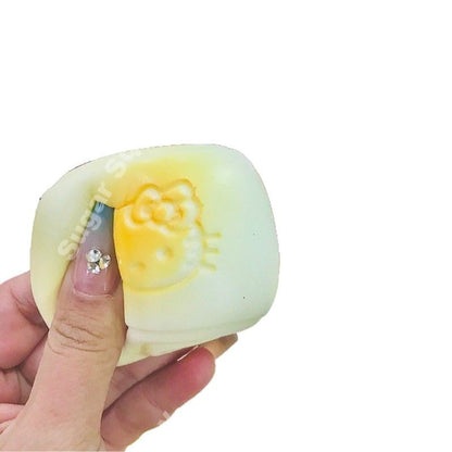 Slow Rising Squishy Kitty Bread Stress Relief Decompression Toy - Random Color