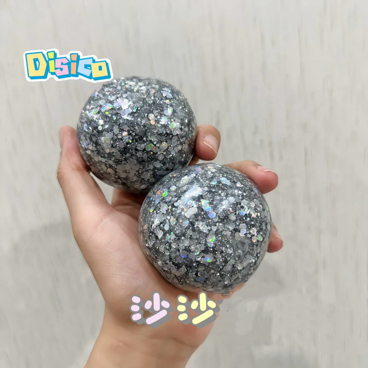 Disco Crunchy Stress Ball Squishy Stress Relief Decompression Toy