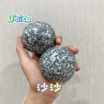 Disco Crunchy Stress Ball Squishy Stress Relief Decompression Toy