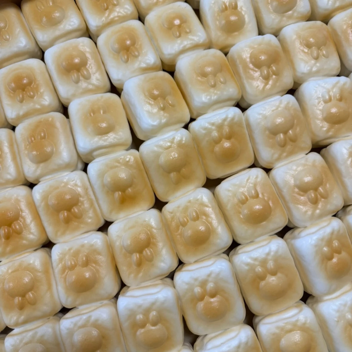 5pcs Mini Rabbit Quilt Slow Rising Squishy Stress Relief Decompression Toy