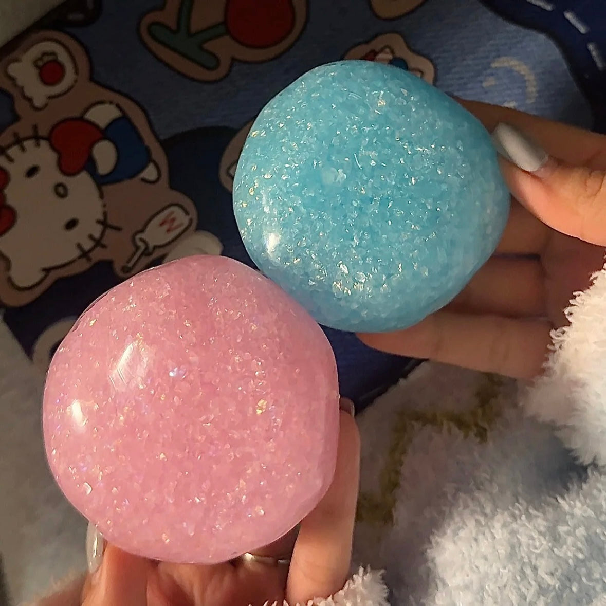 Diamond Crisp Satisfying Sound Stress Ball Squishy Stress Relief Decompression Toy