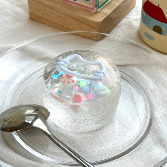 Transparent Kitten Cat Ball Taba Squishy Toy