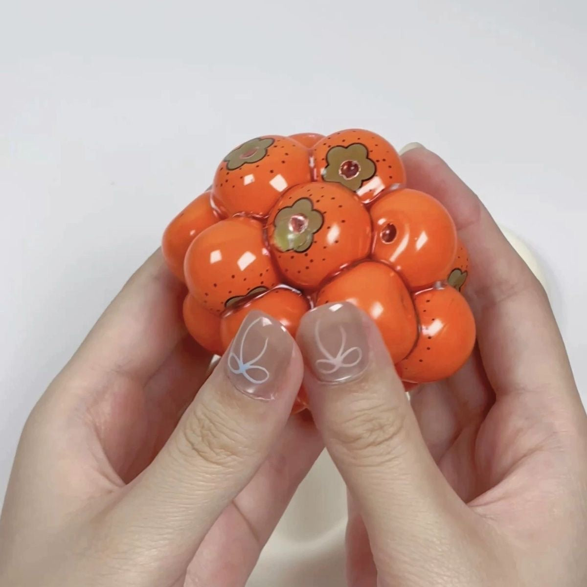 Red Apple / Green Apple / Watermelon / Strawberry / Persimmon Handmade Stress Balls (Please Note That The Skin Is Easily Broken)
