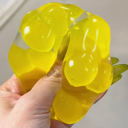 Fruit Hard Candy & Vaseline Base Stress Ball Squishy Stress Relief Decompression Toy